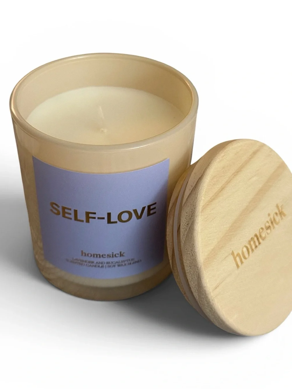 Homesick Scented Candles For Home in Self-Love 7.5 oz Natural Soy Wax Blend